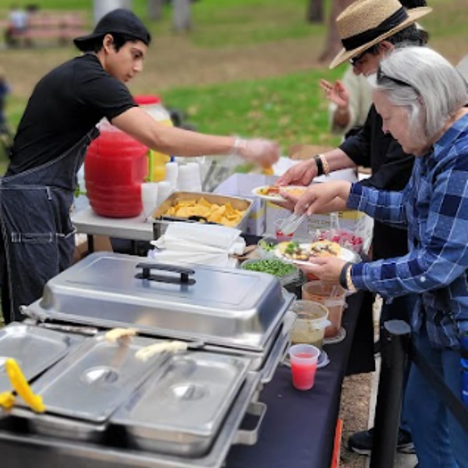 Catering food display