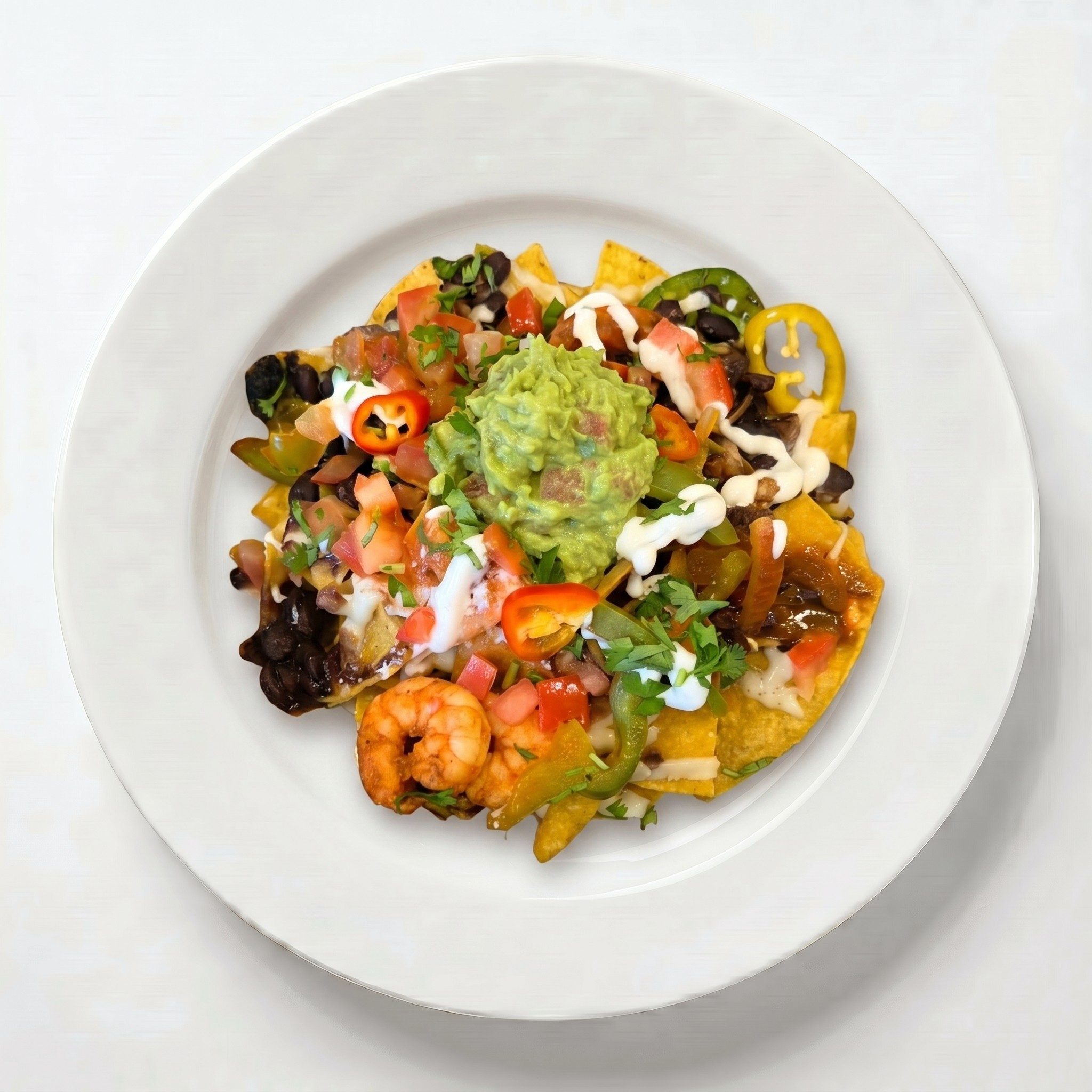 Seafood Nachos.